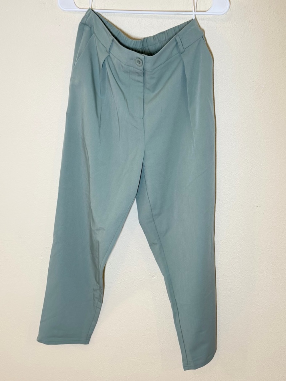 Grace Karin Women's Tapered Pants in Sage Green